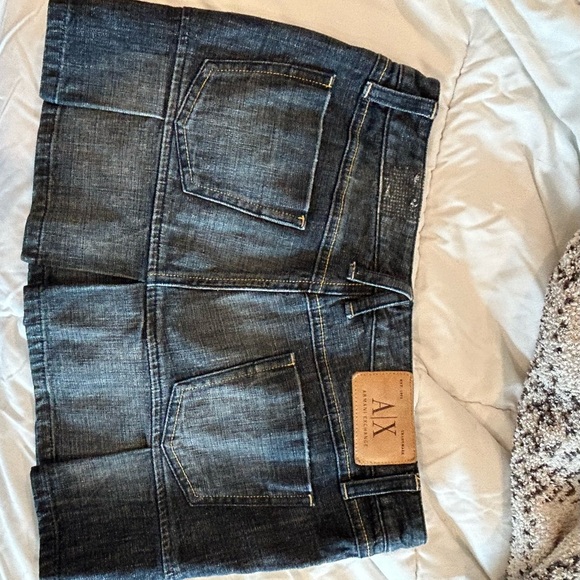 Armani Exchange Denim Mini Skirt - Picture 11 of 16